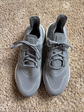 adidas Men’s Gray Athletic Knit Running Shoes Ultraboost